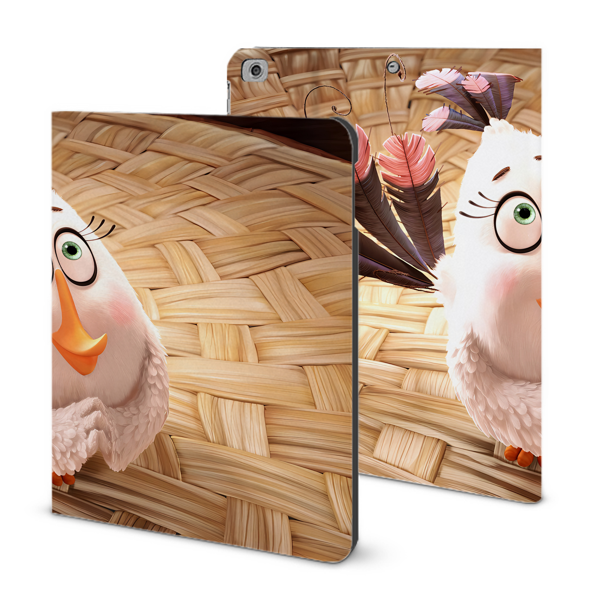 （画像用） Angry Birds アングリーバード IPad ケース ブック型 PUレザー TPU 耐衝撃 軽量 薄型 ペン収納なし 全面保護 IPad 各モデル対応